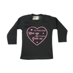 Aankondiging bekendmaking zwangerschap Baby T-shirt   Ik mag dan klein zijn maar ik word grote zus ©